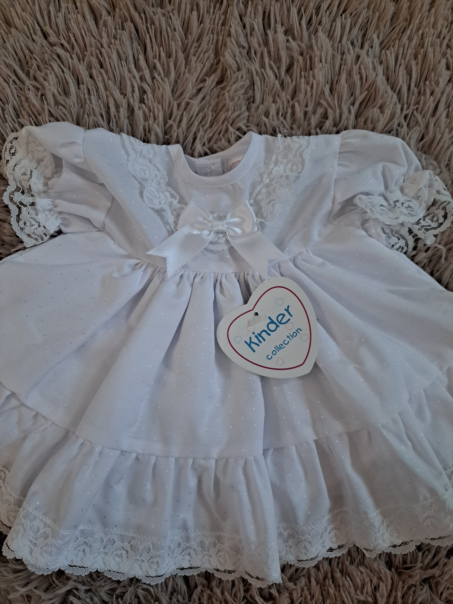 All White Classic Dress