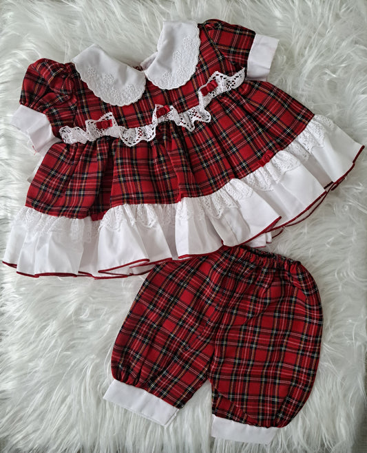 Girls Tartan 2 Piece
