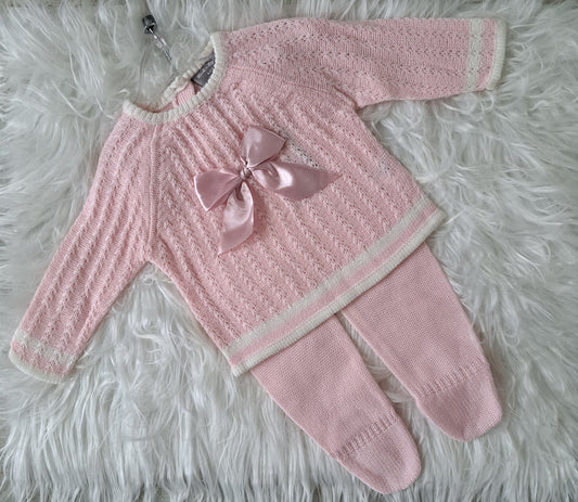 Pink Knitted 2 Piece