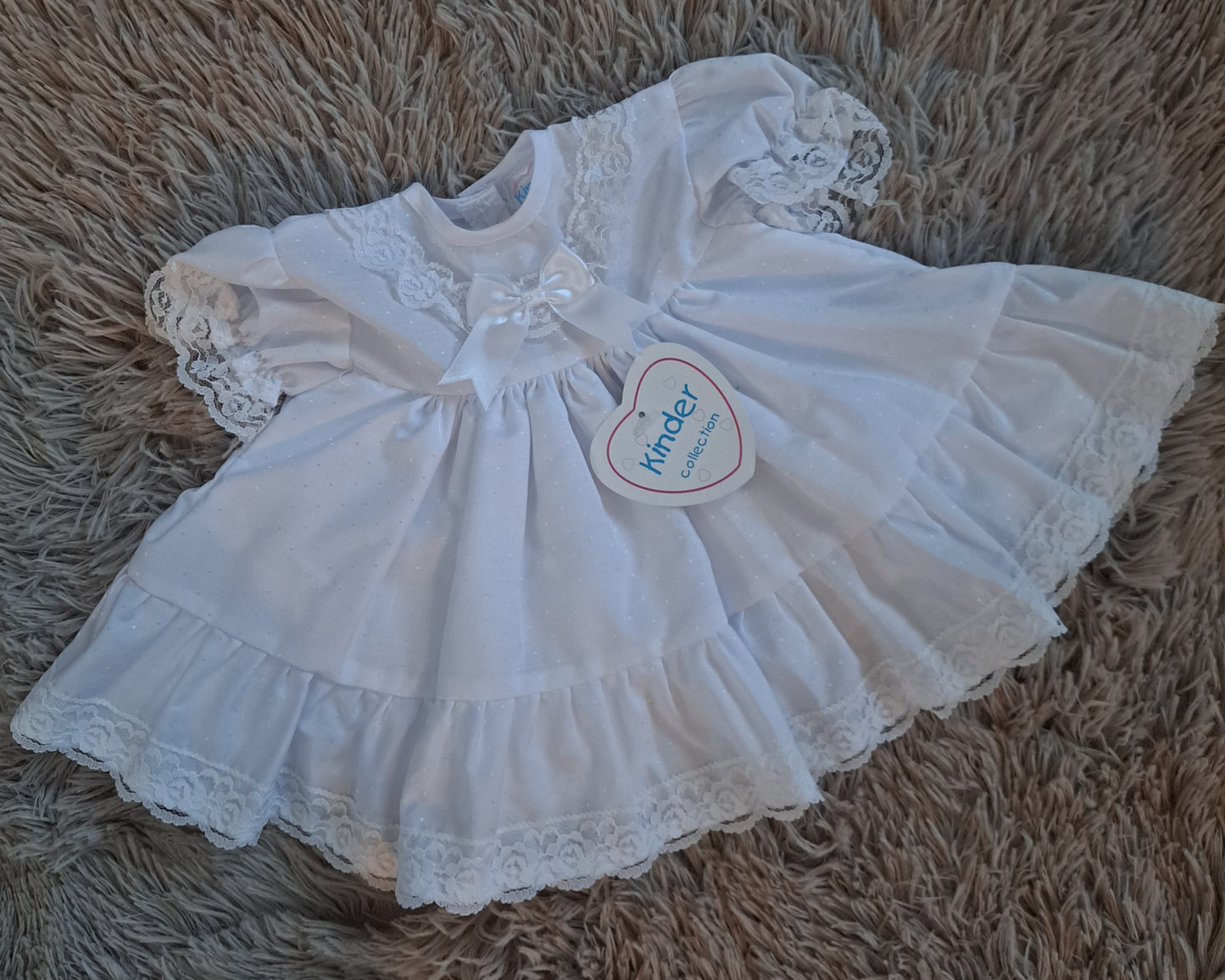 All White Classic Dress